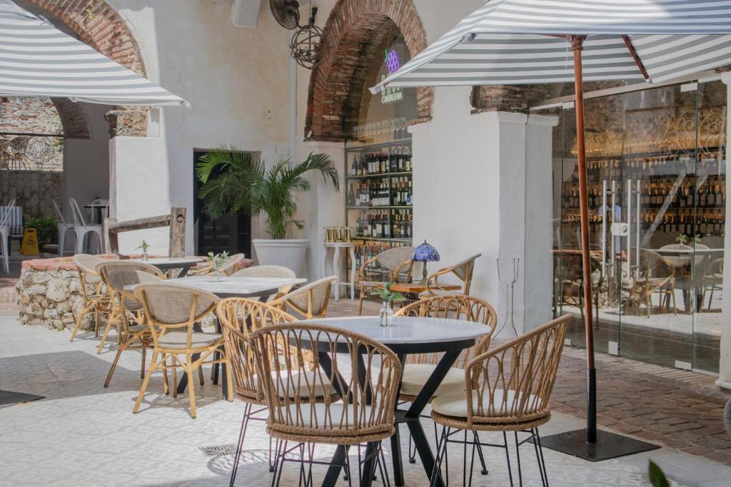 Restaurace v ubytování Hotel El Marqués by Faranda Boutique