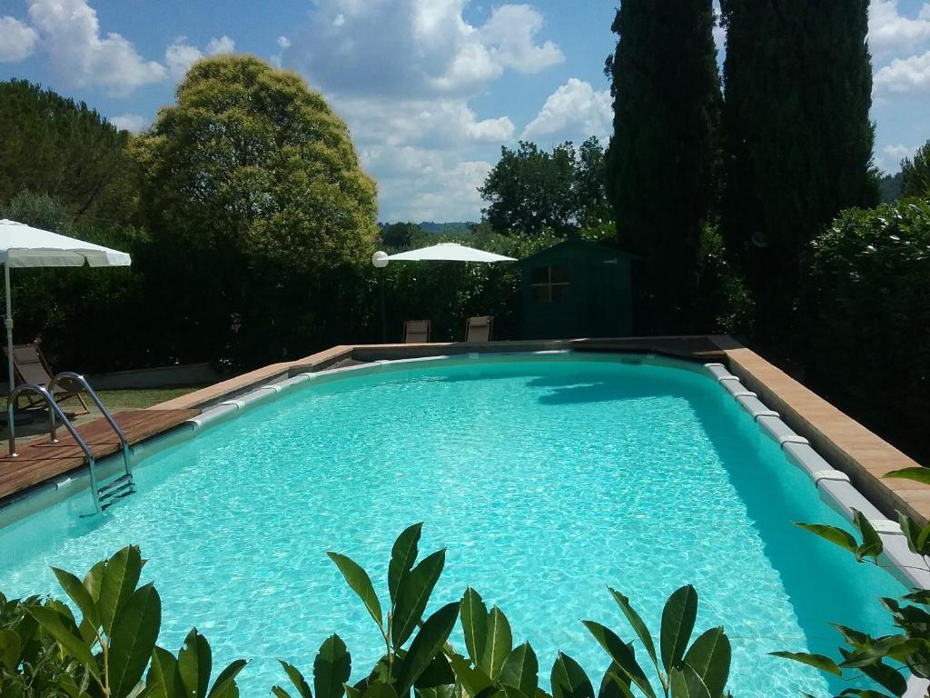 The swimming pool at or close to Casale La Fornace nel Chianti