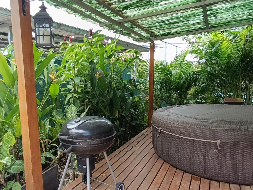 Zahrada ubytování Cabañas Los Jobos