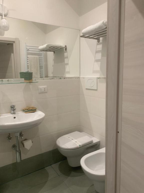 Koupelna v ubytování B&B La Scalina