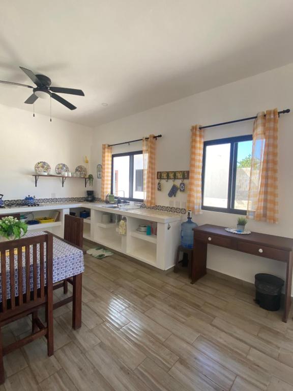 Kuchyň nebo kuchyňský kout v ubytování Casa Loto A