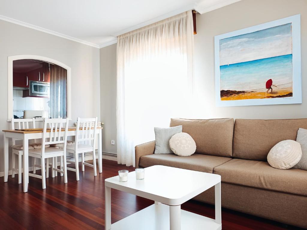 Χώρος καθιστικού στο Ideal apartamento en SanVi