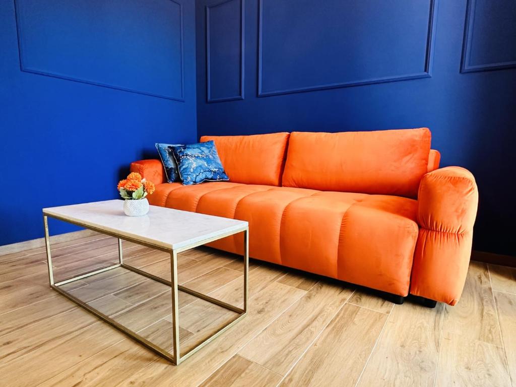 Posezení v ubytování Indigo Royale apartman Borovi