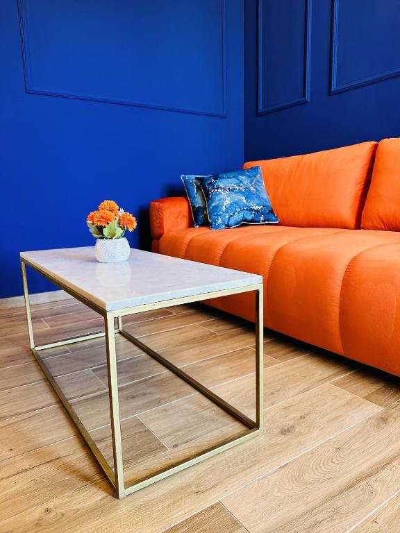 Posezení v ubytování Indigo Royale apartman Borovi