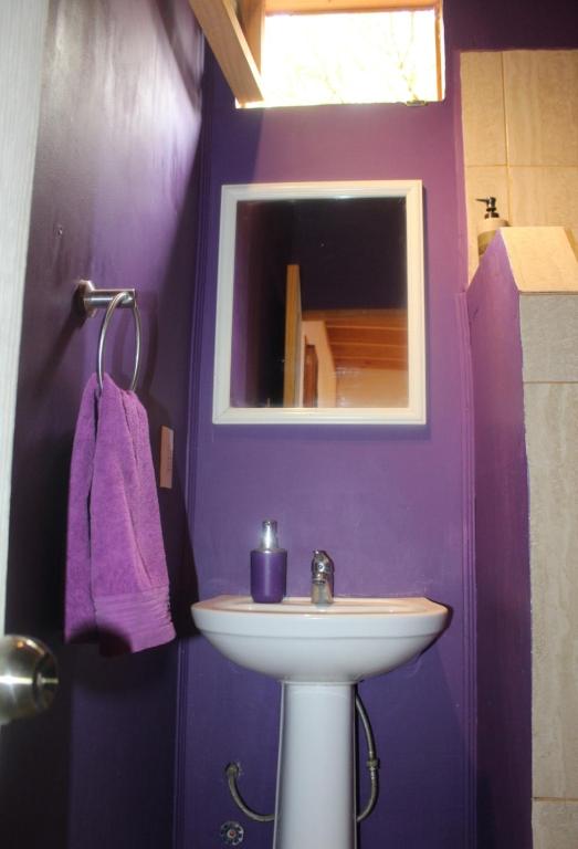 Koupelna v ubytování Hostal Ayni