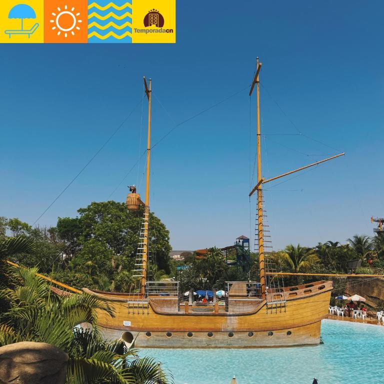 A piscina localizada em Piazza com acesso ao Acqua Park ou nos arredores
