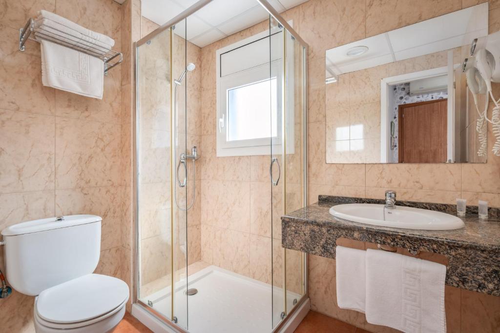 Kúpeľňa v ubytovaní Hotel Tolosa