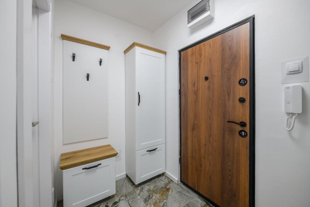 Koupelna v ubytování NAŠ Apartman