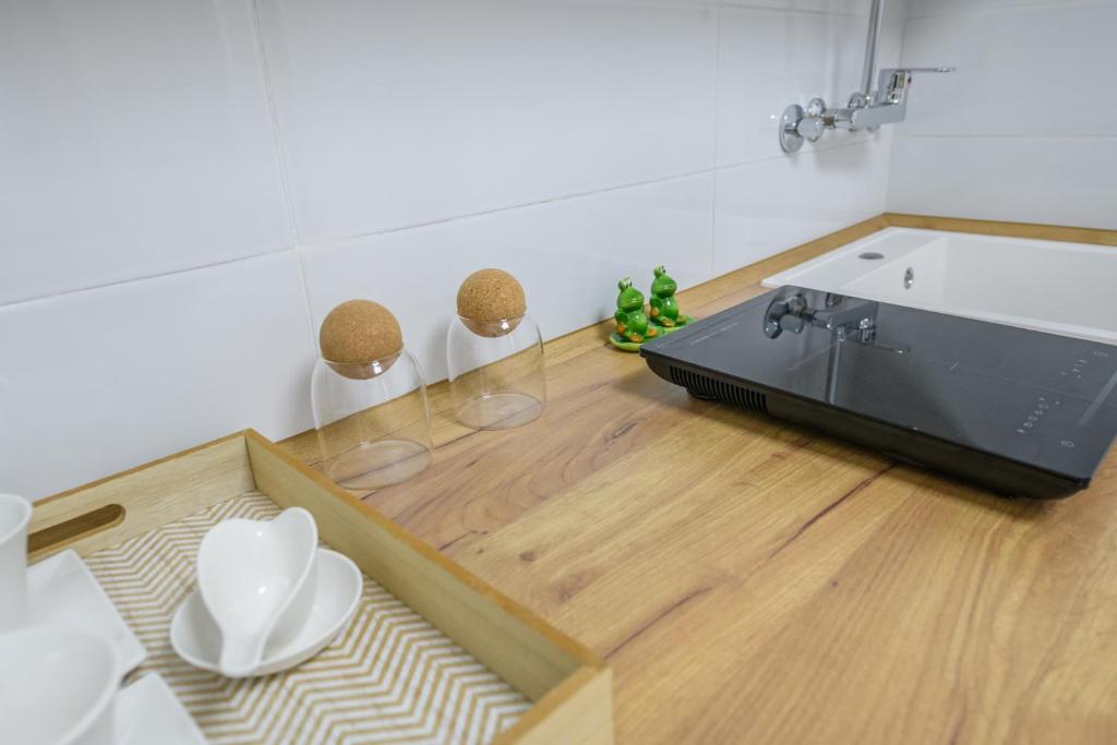 Koupelna v ubytování NAŠ Apartman
