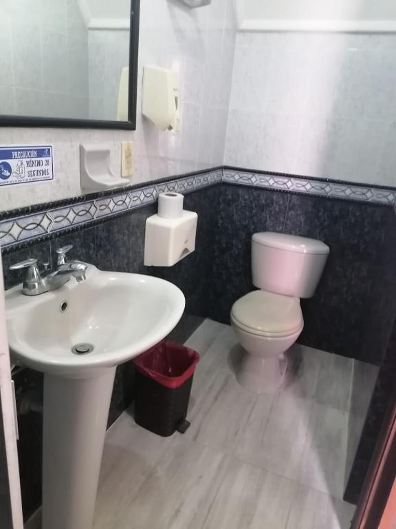 Koupelna v ubytování Apartahotel la Posada Suite