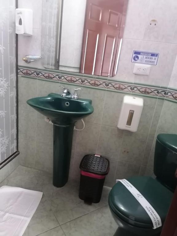 Koupelna v ubytování Apartahotel la Posada Suite