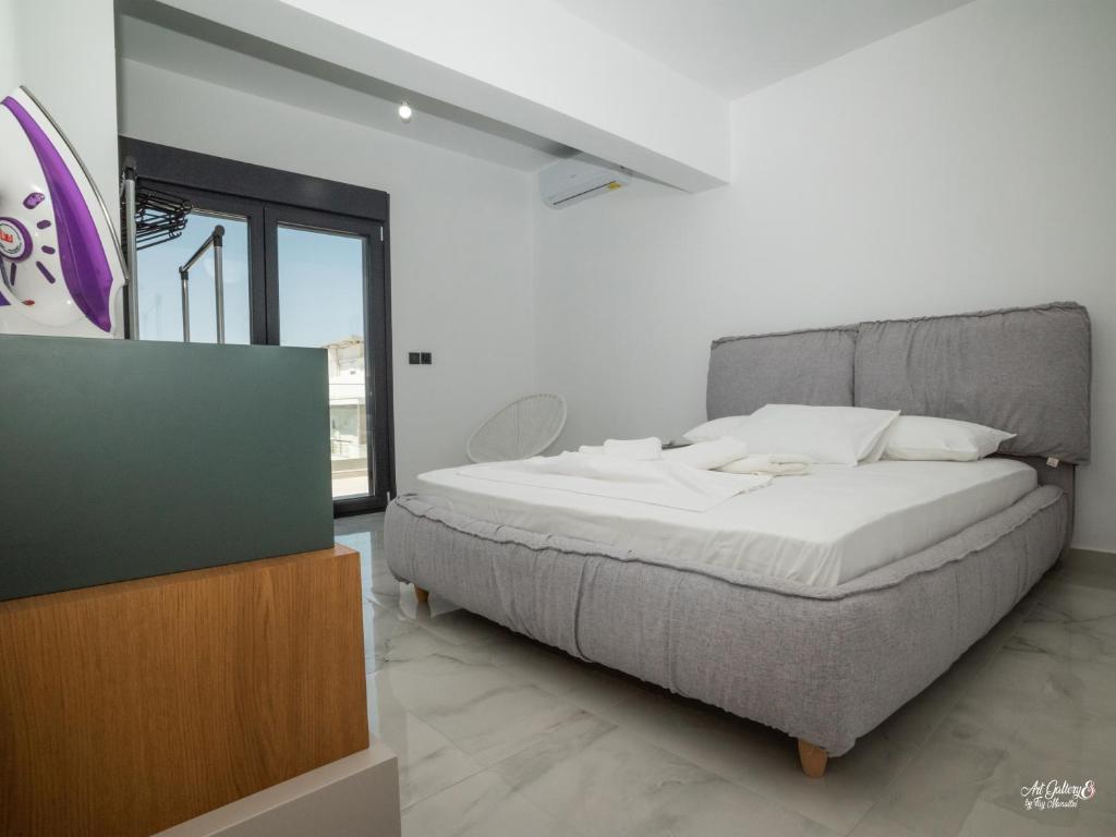 Postel nebo postele na pokoji v ubytování Panorama Penthouse