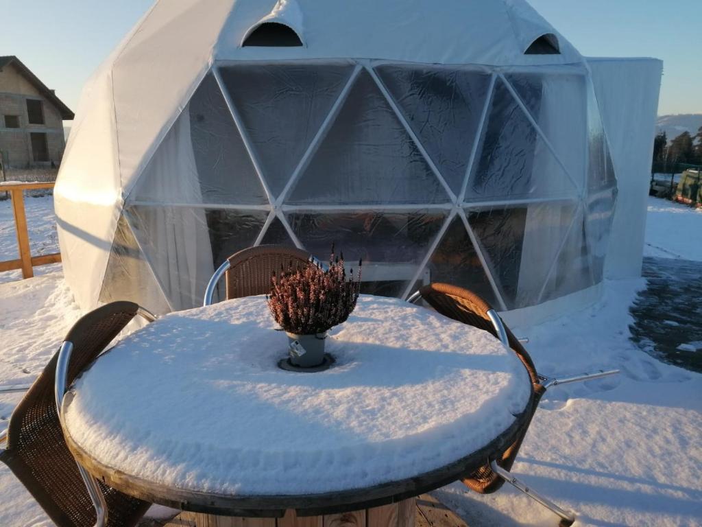 Glamping 4 us v zimě
