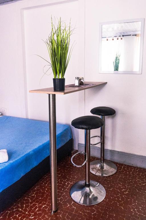 Postel nebo postele na pokoji v ubytování Coliving La Rebeca Pereira