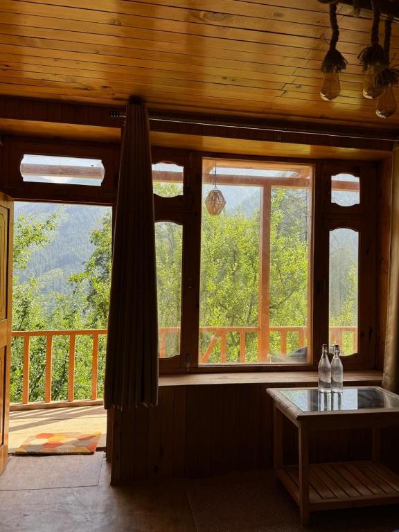 Balkón nebo terasa v ubytování Avasaa Café and Stay