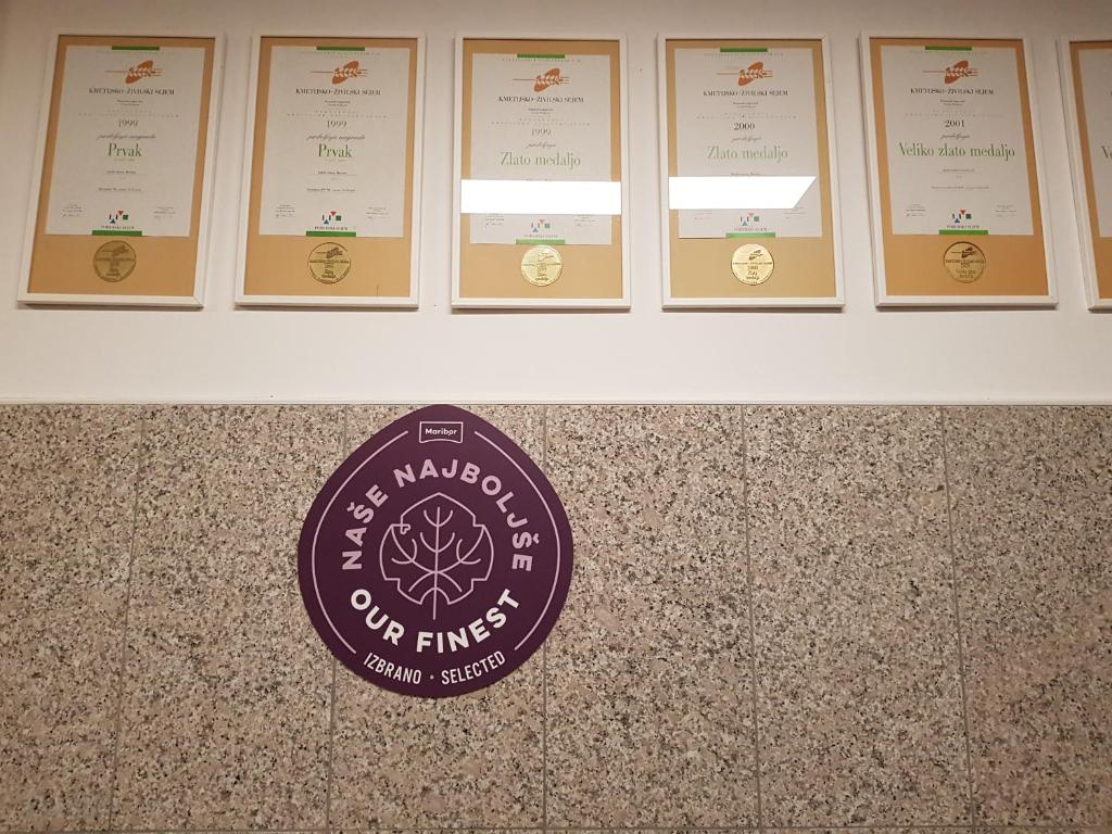 Certifikát, hodnocení, plakát nebo jiný dokument vystavený v ubytování Wine House Kaloh
