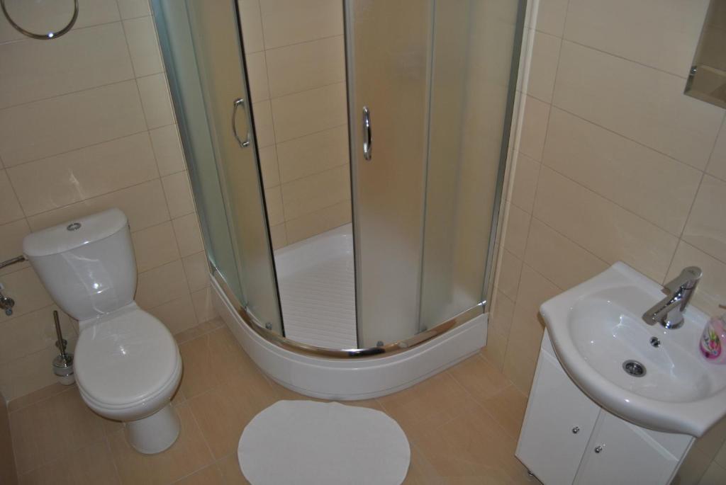 Kúpeľňa v ubytovaní Hotel Gościniec
