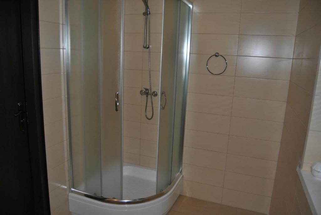 Kúpeľňa v ubytovaní Hotel Gościniec