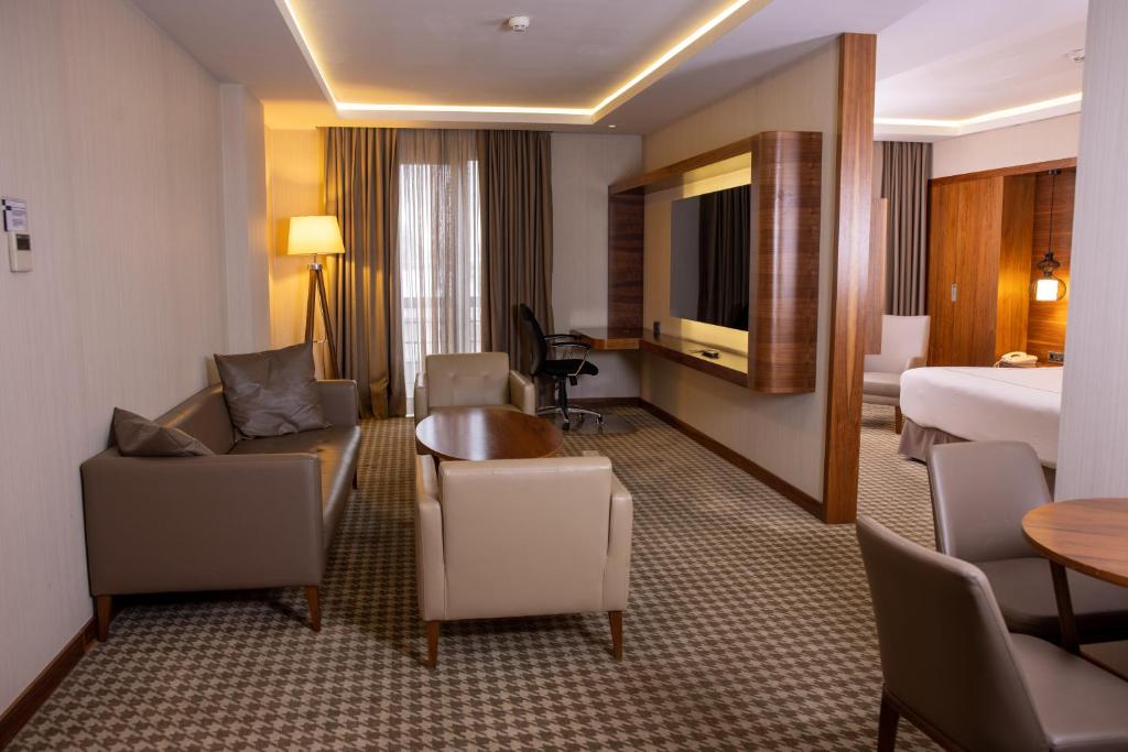 Posezení v ubytování Anemon Kent Ankara Otel