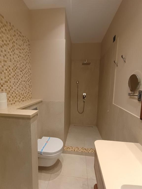 Koupelna v ubytování Emilia Lux Rooms