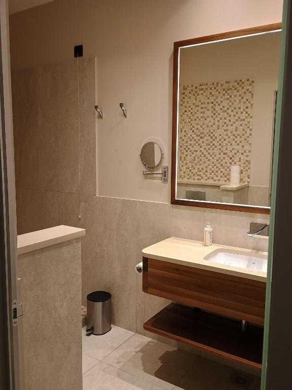 Koupelna v ubytování Emilia Lux Rooms
