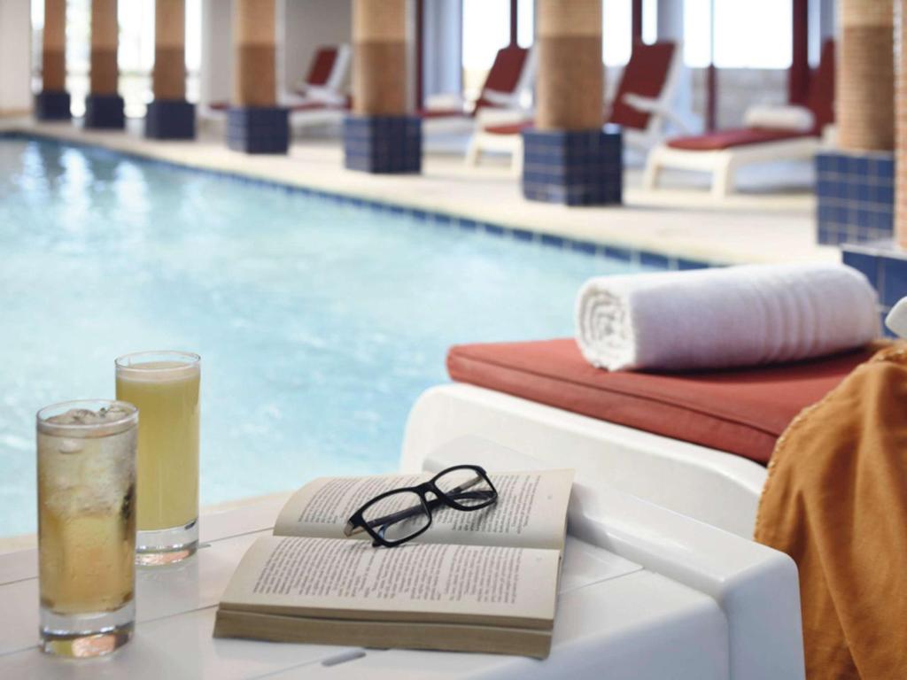 Bazén v ubytování Grand Mercure Petra nebo v jeho okolí