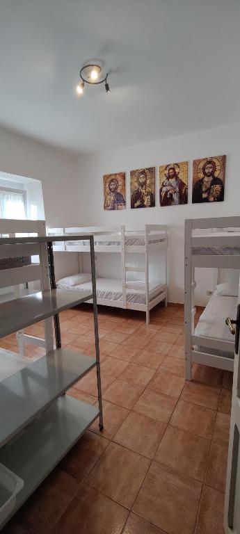 Postel nebo postele na pokoji v ubytování Locanda Maddalena - Accoglienza Pellegrini