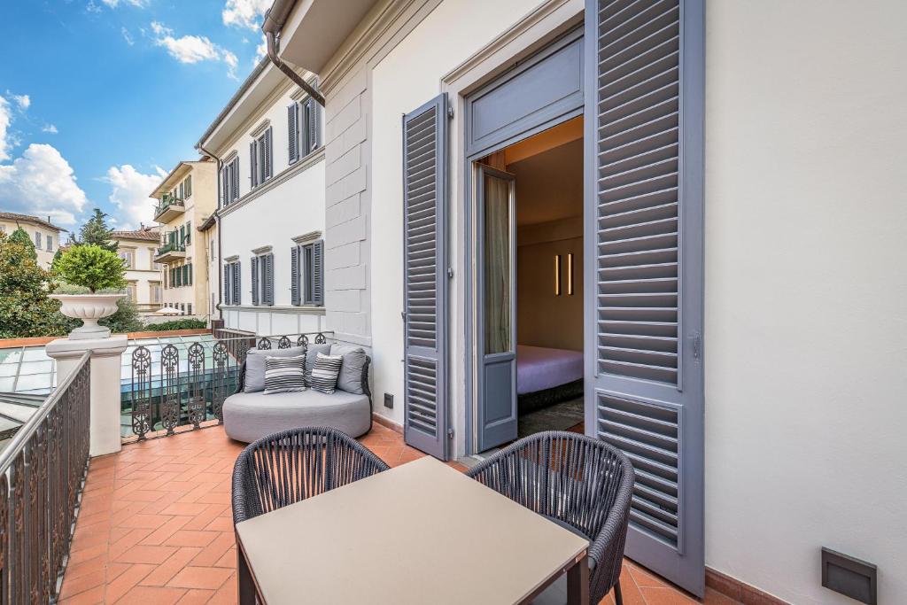 Balkón nebo terasa v ubytování Palazzo Montebello