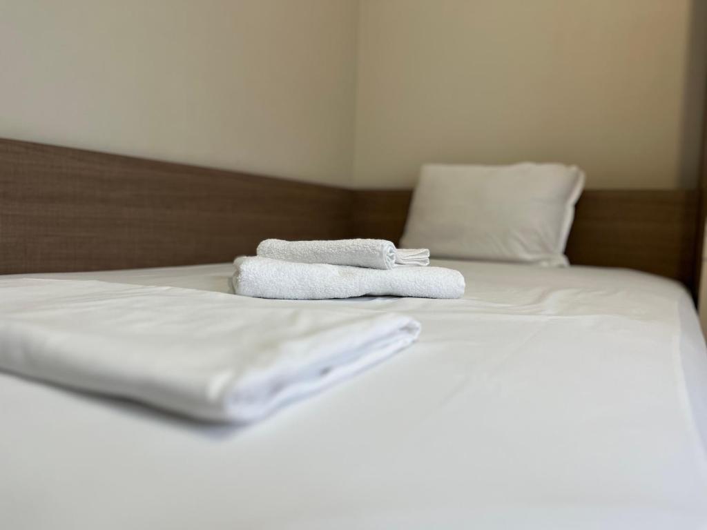Postel nebo postele na pokoji v ubytování Хостел Атлас - Hostel Atlas
