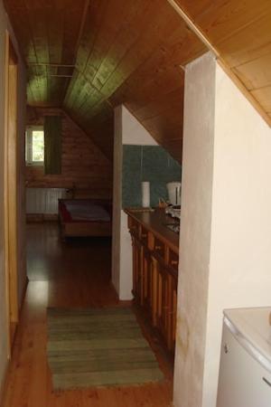 Postel nebo postele na pokoji v ubytování Beskýdek I