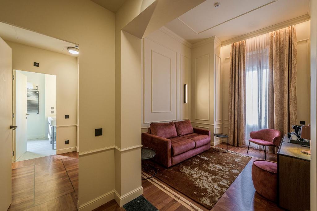 Posezení v ubytování Palazzo Montebello