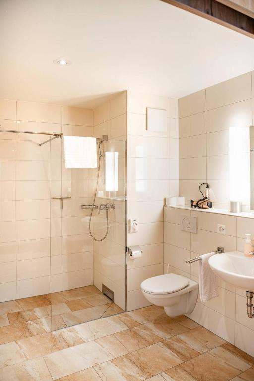 Koupelna v ubytování Wohntel - wohnen wie im Hotel