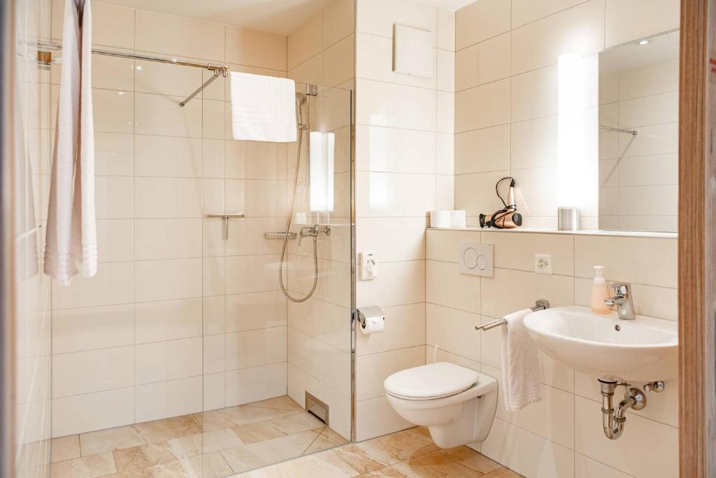 Koupelna v ubytování Wohntel - wohnen wie im Hotel