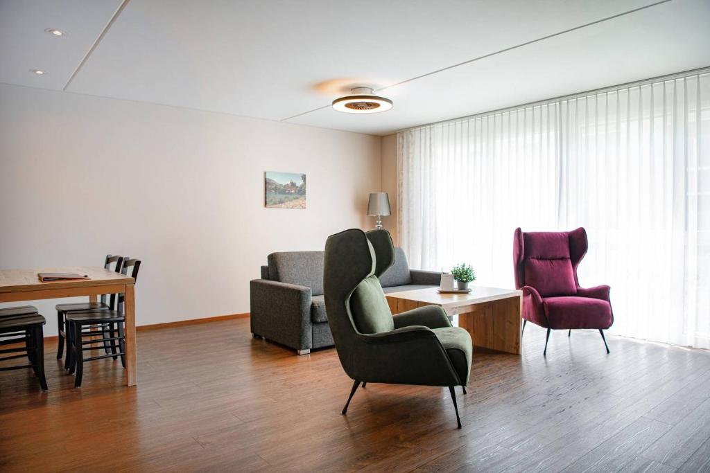 Posezení v ubytování Wohntel - wohnen wie im Hotel