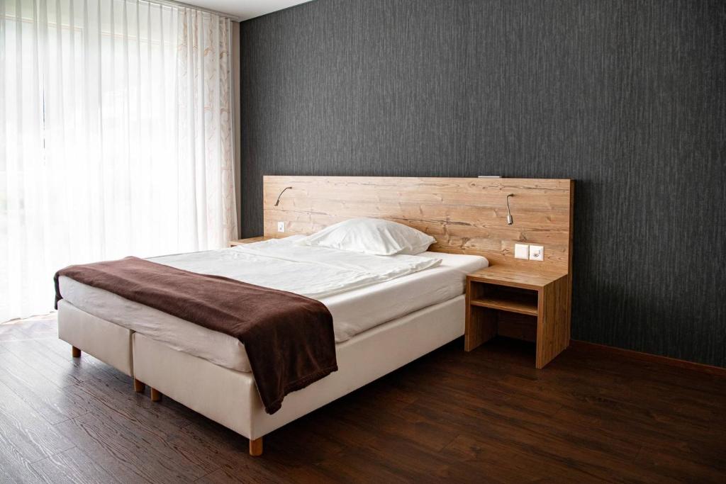 Postel nebo postele na pokoji v ubytování Wohntel - wohnen wie im Hotel