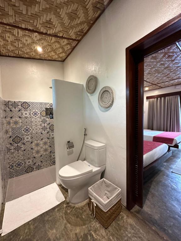 Koupelna v ubytování Yumi Villas