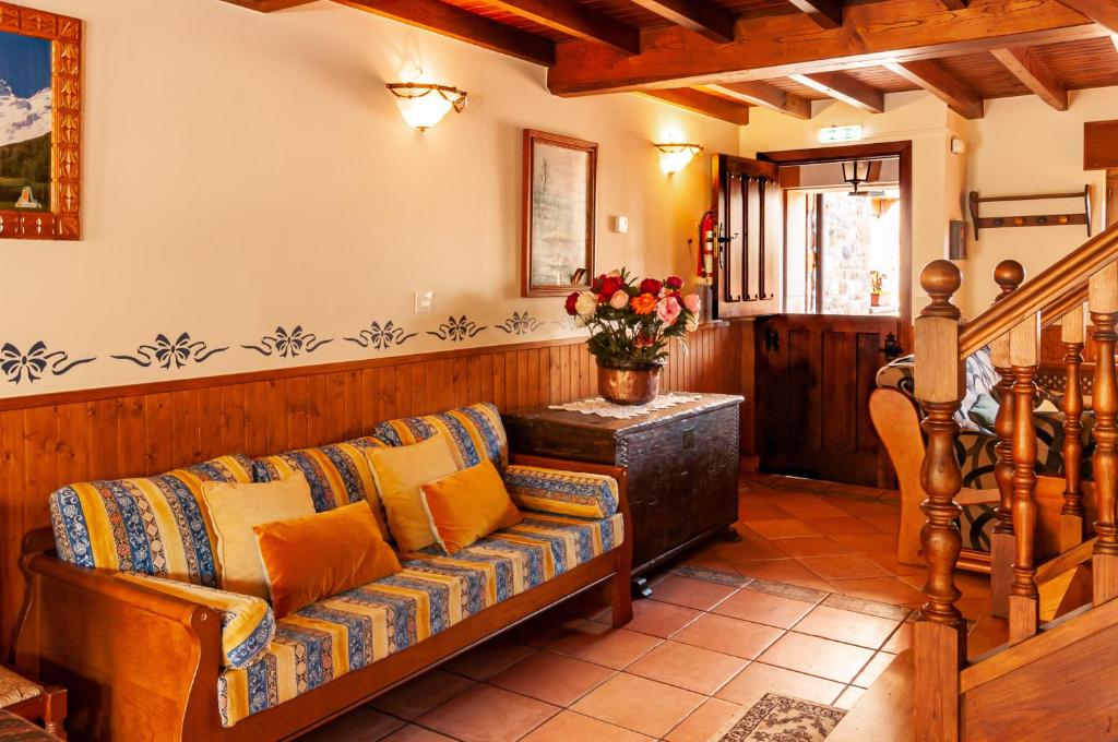Posezení v ubytování Casa Rural La Regoria