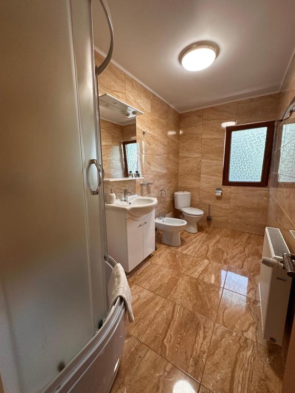 Koupelna v ubytování Casa Carp Calarasi