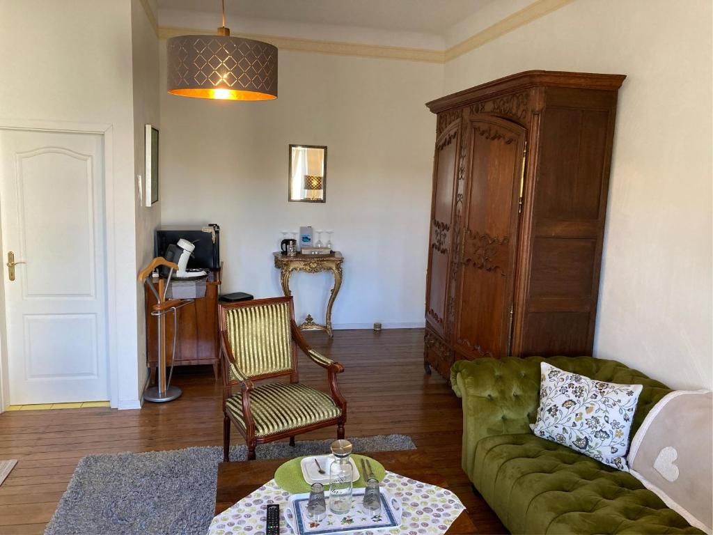 Posezení v ubytování Gästehaus Flair