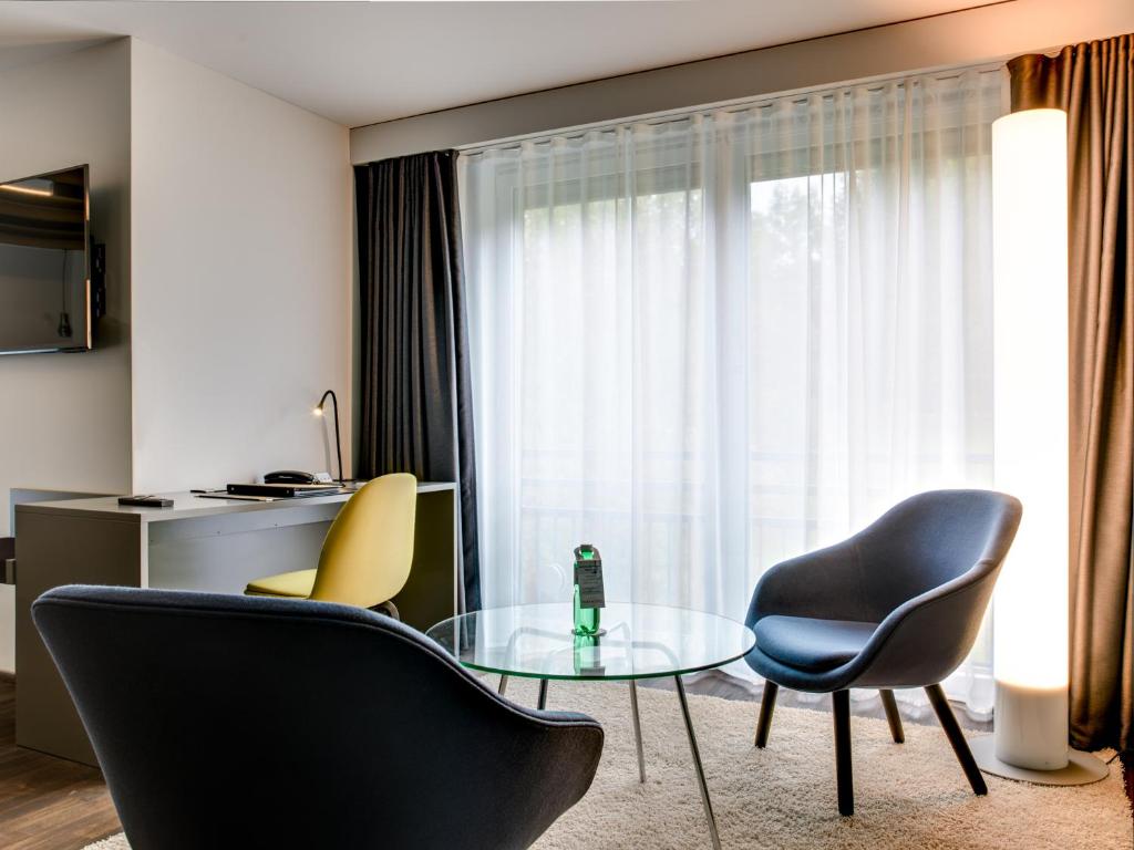 Posezení v ubytování Park Hotel Zug