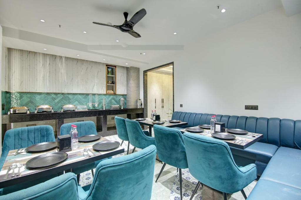 Posezení v ubytování Hotel Uptown 1Km Connaught Place
