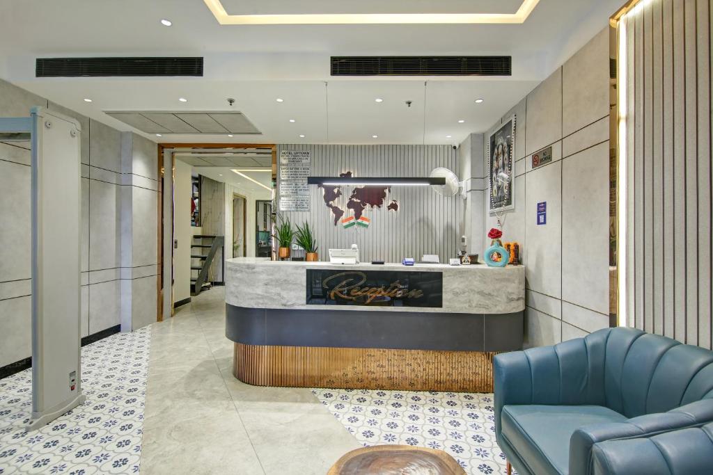 Posezení v ubytování Hotel Uptown 1Km Connaught Place