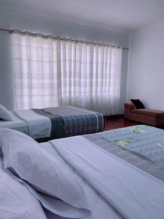 Postel nebo postele na pokoji v ubytování P1 Habitación Privada doble Miraflores, LIMA