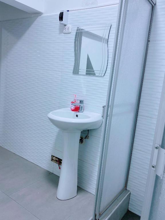 Koupelna v ubytování P1 Habitación Privada doble Miraflores, LIMA