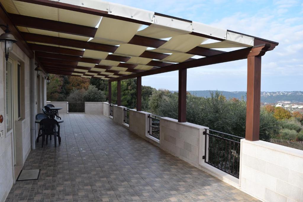 Balkón alebo terasa v ubytovaní Bed & Breakfast La Collinetta