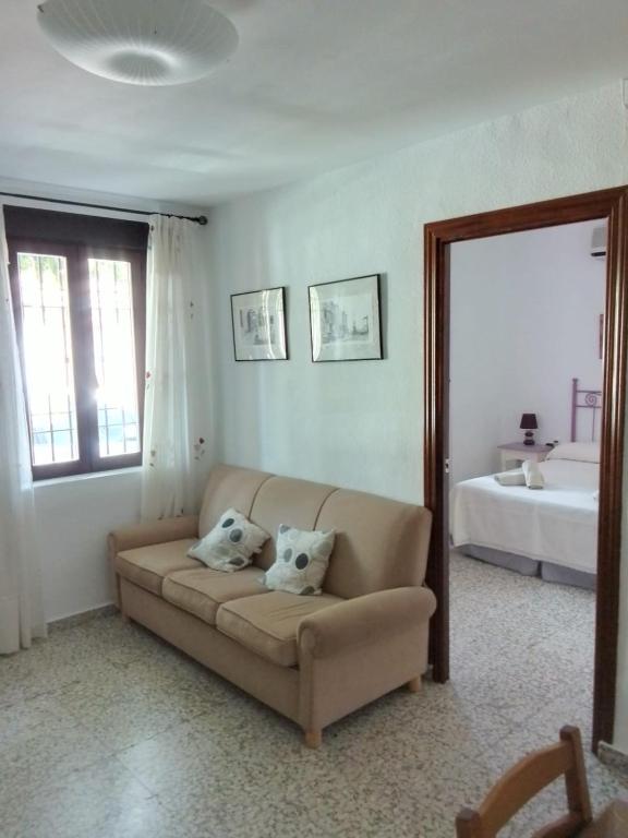 Postel nebo postele na pokoji v ubytování Tu casa en Córdoba fácil aparcamiento