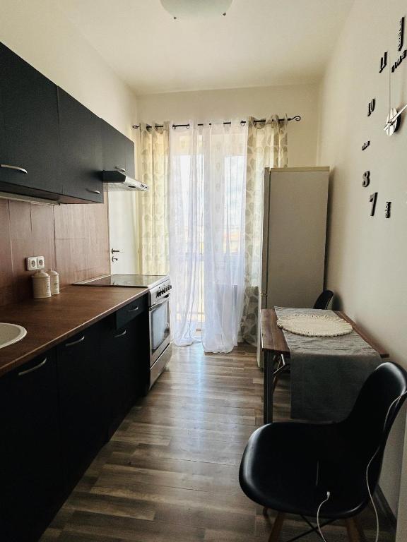 Kuchyň nebo kuchyňský kout v ubytování Brno Central Apartment