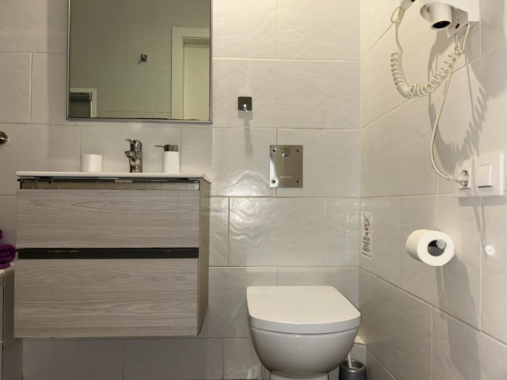 Koupelna v ubytování Apartahotel Baldiri
