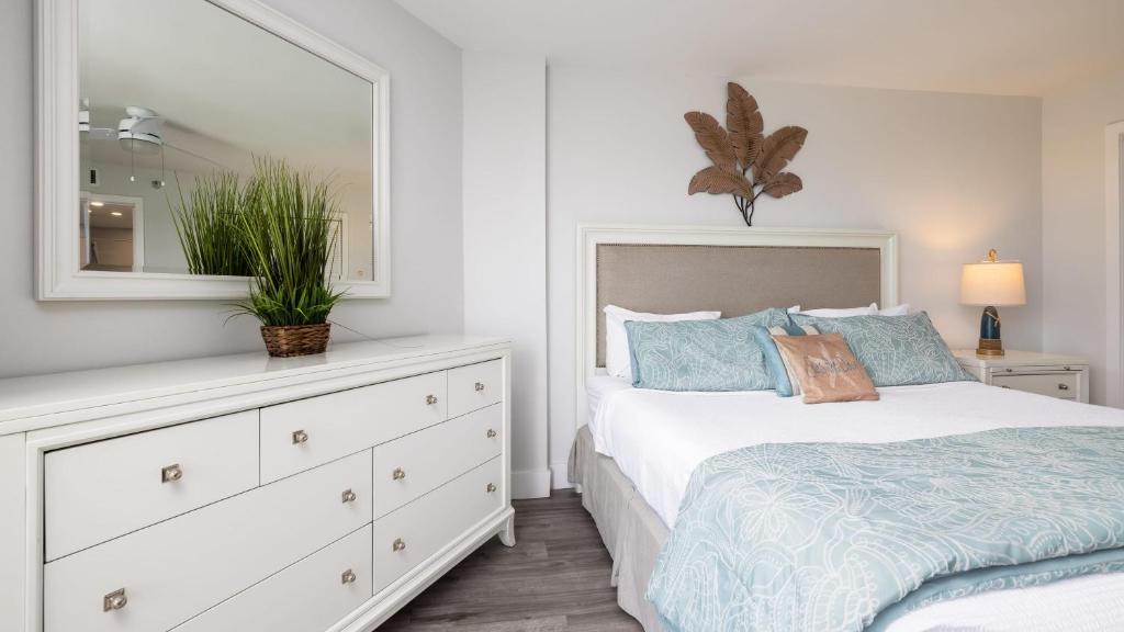 Voodi või voodid majutusasutuse Nauti Hideaway Ocean Pointe 2314 toas