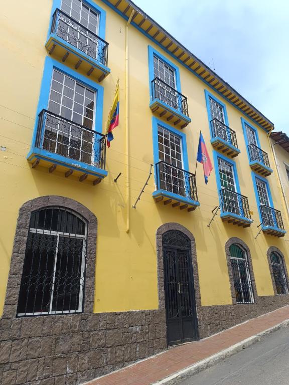 Budova, kde se hostel nachází